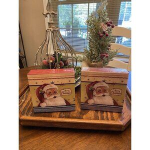 Vintage Christmas Paper Napkins In Box Kimberly Poloson Stripes 40 Napkins